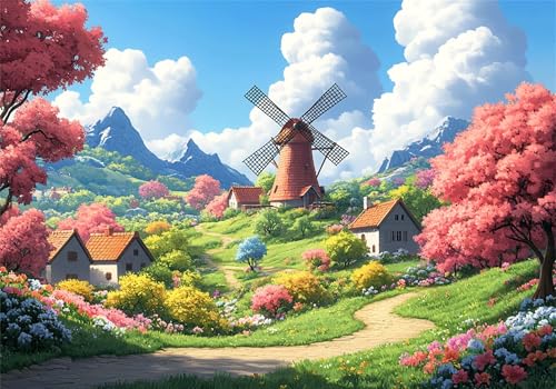 Puzzle 200 Teile Erwachsene Frühling 35x25cm,200pcs Klassische Puzzles Ländlich Anspruchsvoll Jigsaw Spielzeug Puzzlespiel Impossible Holzpuzzle Geeignet für Kinder ab 14 Jahren Geschenk P-917 Puzzle 200 Teile Erwachsene Frühling 35x25cm,200pcs Klassische Puzzles Ländlich Anspruchsvoll Jigsaw Spielzeug Puzzlespiel Impossible Holzpuzzle Geeignet für Kinder ab 14 Jahren Geschenk P-917 von Dnnufagg