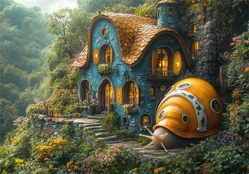 Puzzle 200 Teile Erwachsene Landschaft 35x25cm,200pcs Klassische Puzzles Kabine Anspruchsvoll Jigsaw Spielzeug Puzzlespiel Impossible Holzpuzzle Geeignet für Kinder ab 14 Jahren Geschenk P-355 von Dnnufagg