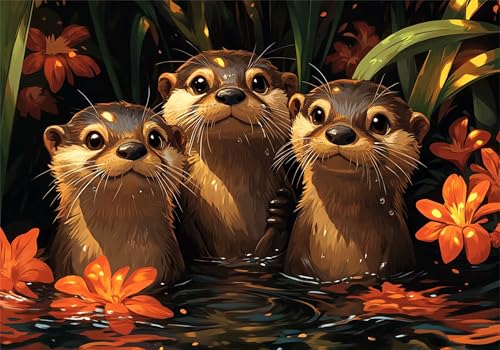 Puzzle 200 Teile Erwachsene Otter 35x25cm,200pcs Klassische Puzzles Tier Anspruchsvoll Jigsaw Spielzeug Puzzlespiel Lernspiel Impossible Holzpuzzle Geeignet für alle Altersgruppen Geschenk P-658 Puzzle 200 Teile Erwachsene Otter 35x25cm,200pcs Klassische Puzzles Tier Anspruchsvoll Jigsaw Spielzeug Puzzlespiel Lernspiel Impossible Holzpuzzle Geeignet für alle Altersgruppen Geschenk P-658 von Dnnufagg