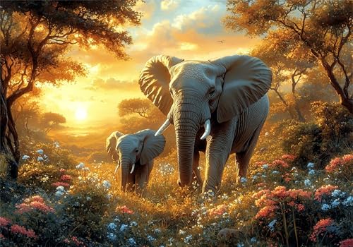 Puzzle 200 Teile Erwachsene Sonnenuntergang 35x25cm,200pcs Klassische Puzzles Elefant Anspruchsvoll Jigsaw Spielzeug Puzzlespiel Impossible Holzpuzzle Geeignet für alle Altersgruppen Geschenk P-742 Puzzle 200 Teile Erwachsene Sonnenuntergang 35x25cm,200pcs Klassische Puzzles Elefant Anspruchsvoll Jigsaw Spielzeug Puzzlespiel Impossible Holzpuzzle Geeignet für alle Altersgruppen Geschenk P-742 von Dnnufagg