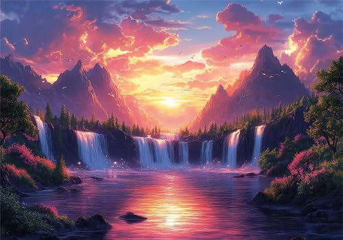 Puzzle 200 Teile Erwachsene Sonnenuntergang 35x25cm,200pcs Klassische Puzzles Fallen Anspruchsvoll Jigsaw Spielzeug Puzzlespiel Impossible Holzpuzzle Geeignet für alle Altersgruppen Geschenk P-361 Puzzle 200 Teile Erwachsene Sonnenuntergang 35x25cm,200pcs Klassische Puzzles Fallen Anspruchsvoll Jigsaw Spielzeug Puzzlespiel Impossible Holzpuzzle Geeignet für alle Altersgruppen Geschenk P-361 von Dnnufagg