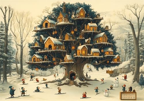 Puzzle 2000 Teile Erwachsene Baumhaus 100x70cm,2000pcs Klassische Puzzles Schneemann Anspruchsvoll Jigsaw Spielzeug Puzzlespiel Impossible Holzpuzzle Geeignet für alle Altersgruppen Geschenk P-377 Puzzle 2000 Teile Erwachsene Baumhaus 100x70cm,2000pcs Klassische Puzzles Schneemann Anspruchsvoll Jigsaw Spielzeug Puzzlespiel Impossible Holzpuzzle Geeignet für alle Altersgruppen Geschenk P-377 von Dnnufagg