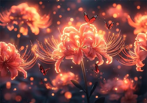 Puzzle 2000 Teile Erwachsene Blume 100x70cm,2000pcs Klassische Puzzles Glänzend Anspruchsvoll Jigsaw Spielzeug Puzzlespiel Impossible Holzpuzzle Geeignet für Kinder ab 14 Jahren Geschenk P-683 von Dnnufagg