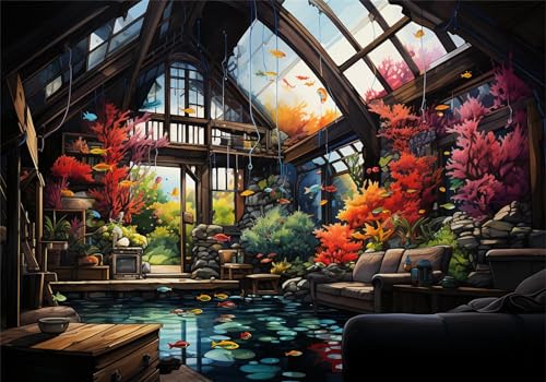Puzzle 2000 Teile Erwachsene Comics 100x70cm,2000pcs Klassische Puzzles Landschaft Anspruchsvoll Jigsaw Spielzeug Puzzlespiel Impossible Holzpuzzle Geeignet für alle Altersgruppen Geschenk P-479 von Dnnufagg