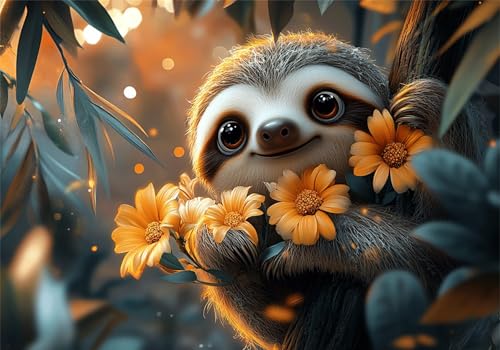 Puzzle 2000 Teile Erwachsene Faultier 100x70cm,2000pcs Klassische Puzzles Blume Anspruchsvoll Jigsaw Spielzeug Puzzlespiel Impossible Holzpuzzle Geeignet für Kinder ab 14 Jahren Geschenk P-554 Puzzle 2000 Teile Erwachsene Faultier 100x70cm,2000pcs Klassische Puzzles Blume Anspruchsvoll Jigsaw Spielzeug Puzzlespiel Impossible Holzpuzzle Geeignet für Kinder ab 14 Jahren Geschenk P-554 von Dnnufagg