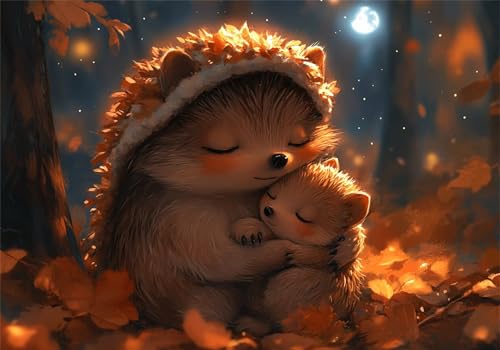 Puzzle 2000 Teile Erwachsene Karikatur 100x70cm,2000pcs Klassische Puzzles Wald Anspruchsvoll Jigsaw Spielzeug Puzzlespiel Impossible Holzpuzzle Geeignet für Kinder ab 14 Jahren Geschenk P-109 von Dnnufagg