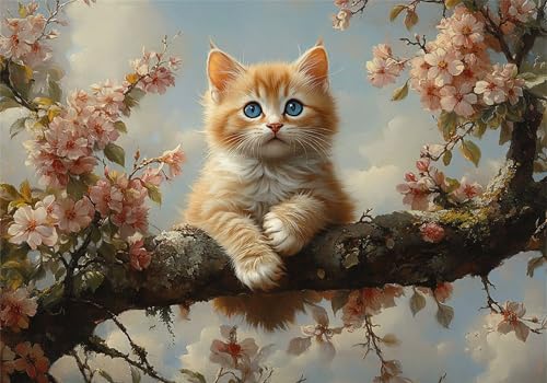 Puzzle 2000 Teile Erwachsene Katze 100x70cm,2000pcs Klassische Puzzles Baum Anspruchsvoll Jigsaw Spielzeug Puzzlespiel Lernspiel Impossible Holzpuzzle Geeignet für alle Altersgruppen Geschenk P-203 Puzzle 2000 Teile Erwachsene Katze 100x70cm,2000pcs Klassische Puzzles Baum Anspruchsvoll Jigsaw Spielzeug Puzzlespiel Lernspiel Impossible Holzpuzzle Geeignet für alle Altersgruppen Geschenk P-203 von Dnnufagg