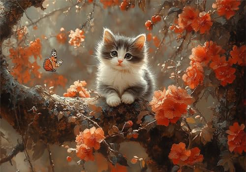 Puzzle 2000 Teile Erwachsene Katze 100x70cm,2000pcs Klassische Puzzles Baum Anspruchsvoll Jigsaw Spielzeug Puzzlespiel Lernspiel Impossible Holzpuzzle Geeignet für alle Altersgruppen Geschenk P-726 Puzzle 2000 Teile Erwachsene Katze 100x70cm,2000pcs Klassische Puzzles Baum Anspruchsvoll Jigsaw Spielzeug Puzzlespiel Lernspiel Impossible Holzpuzzle Geeignet für alle Altersgruppen Geschenk P-726 von Dnnufagg