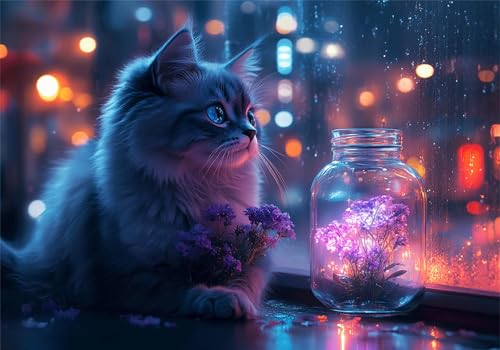Puzzle 2000 Teile Erwachsene Katze 100x70cm,2000pcs Klassische Puzzles Flasche Anspruchsvoll Jigsaw Spielzeug Puzzlespiel Lernspiel Impossible Holzpuzzle Geeignet für alle Altersgruppen Geschenk P-931 Puzzle 2000 Teile Erwachsene Katze 100x70cm,2000pcs Klassische Puzzles Flasche Anspruchsvoll Jigsaw Spielzeug Puzzlespiel Lernspiel Impossible Holzpuzzle Geeignet für alle Altersgruppen Geschenk P-931 von Dnnufagg