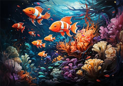 Puzzle 2000 Teile Erwachsene Koralle 100x70cm,2000pcs Klassische Puzzles Fisch Anspruchsvoll Jigsaw Spielzeug Puzzlespiel Lernspiel Impossible Holzpuzzle Geeignet für alle Altersgruppen Geschenk P-475 Puzzle 2000 Teile Erwachsene Koralle 100x70cm,2000pcs Klassische Puzzles Fisch Anspruchsvoll Jigsaw Spielzeug Puzzlespiel Lernspiel Impossible Holzpuzzle Geeignet für alle Altersgruppen Geschenk P-475 von Dnnufagg