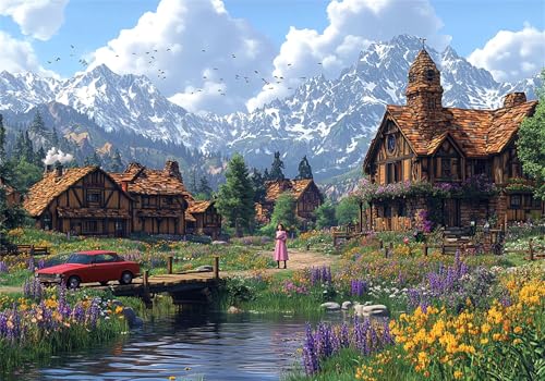Puzzle 2000 Teile Erwachsene Landschaft 100x70cm,2000pcs Klassische Puzzles Der Trail Anspruchsvoll Jigsaw Spielzeug Puzzlespiel Impossible Holzpuzzle Geeignet für alle Altersgruppen Geschenk P-284 von Dnnufagg