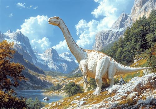 Puzzle 2000 Teile Erwachsene Landschaft 100x70cm,2000pcs Klassische Puzzles Dinosaurier Anspruchsvoll Jigsaw Spielzeug Puzzlespiel Impossible Holzpuzzle Geeignet für alle Altersgruppen Geschenk P-260 von Dnnufagg