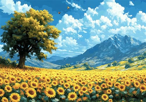Puzzle 2000 Teile Erwachsene Landschaft 100x70cm,2000pcs Klassische Puzzles Sonnenblume Anspruchsvoll Jigsaw Spielzeug Puzzlespiel Impossible Holzpuzzle Geeignet für alle Altersgruppen Geschenk P-786 Puzzle 2000 Teile Erwachsene Landschaft 100x70cm,2000pcs Klassische Puzzles Sonnenblume Anspruchsvoll Jigsaw Spielzeug Puzzlespiel Impossible Holzpuzzle Geeignet für alle Altersgruppen Geschenk P-786 von Dnnufagg