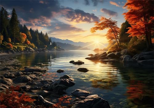 Puzzle 2000 Teile Erwachsene Landschaft 100x70cm,2000pcs Klassische Puzzles Sonnenuntergang Anspruchsvoll Jigsaw Spielzeug Puzzlespiel Impossible Holzpuzzle Geeignet für alle Altersgruppen P-391 Puzzle 2000 Teile Erwachsene Landschaft 100x70cm,2000pcs Klassische Puzzles Sonnenuntergang Anspruchsvoll Jigsaw Spielzeug Puzzlespiel Impossible Holzpuzzle Geeignet für alle Altersgruppen P-391 von Dnnufagg