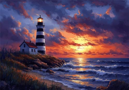 Puzzle 2000 Teile Erwachsene Leuchtturm 100x70cm,2000pcs Klassische Puzzles Sonnenuntergang Anspruchsvoll Jigsaw Spielzeug Puzzlespiel Impossible Holzpuzzle Geeignet für alle Altersgruppen P-682 Puzzle 2000 Teile Erwachsene Leuchtturm 100x70cm,2000pcs Klassische Puzzles Sonnenuntergang Anspruchsvoll Jigsaw Spielzeug Puzzlespiel Impossible Holzpuzzle Geeignet für alle Altersgruppen P-682 von Dnnufagg