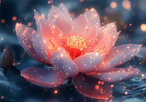 Puzzle 2000 Teile Erwachsene Lotus 100x70cm,2000pcs Klassische Puzzles Glänzend Anspruchsvoll Jigsaw Spielzeug Puzzlespiel Impossible Holzpuzzle Geeignet für Kinder ab 14 Jahren Geschenk P-664 von Dnnufagg