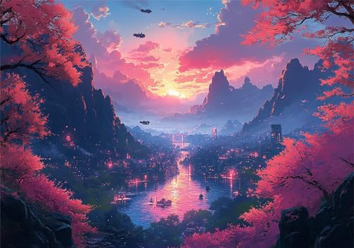 Puzzle 2000 Teile Erwachsene Pfirsichblüte 100x70cm,2000pcs Klassische Puzzles Landschaft Anspruchsvoll Jigsaw Spielzeug Puzzlespiel Impossible Holzpuzzle Geeignet für alle Altersgruppen P-702 Puzzle 2000 Teile Erwachsene Pfirsichblüte 100x70cm,2000pcs Klassische Puzzles Landschaft Anspruchsvoll Jigsaw Spielzeug Puzzlespiel Impossible Holzpuzzle Geeignet für alle Altersgruppen P-702 von Dnnufagg