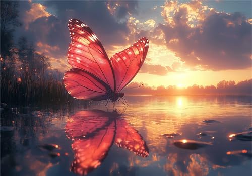 Puzzle 2000 Teile Erwachsene Sonnenuntergang 100x70cm,2000pcs Klassische Puzzles Schmetterling Anspruchsvoll Jigsaw Spielzeug Puzzlespiel Impossible Holzpuzzle Geeignet für alle Altersgruppen P-631 Puzzle 2000 Teile Erwachsene Sonnenuntergang 100x70cm,2000pcs Klassische Puzzles Schmetterling Anspruchsvoll Jigsaw Spielzeug Puzzlespiel Impossible Holzpuzzle Geeignet für alle Altersgruppen P-631 von Dnnufagg