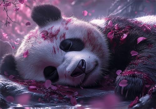 Puzzle 2000 Teile Erwachsene Tier 100x70cm,2000pcs Klassische Puzzles Panda Anspruchsvoll Jigsaw Spielzeug Puzzlespiel Lernspiel Impossible Holzpuzzle Geeignet für alle Altersgruppen Geschenk P-351 von Dnnufagg