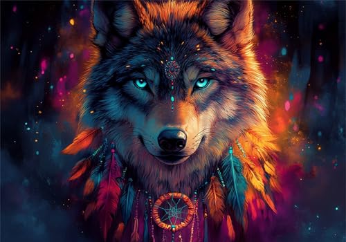 Puzzle 2000 Teile Erwachsene Tier 100x70cm,2000pcs Klassische Puzzles Wolf Anspruchsvoll Jigsaw Spielzeug Puzzlespiel Lernspiel Impossible Holzpuzzle Geeignet für alle Altersgruppen Geschenk P-71 Puzzle 2000 Teile Erwachsene Tier 100x70cm,2000pcs Klassische Puzzles Wolf Anspruchsvoll Jigsaw Spielzeug Puzzlespiel Lernspiel Impossible Holzpuzzle Geeignet für alle Altersgruppen Geschenk P-71 von Dnnufagg