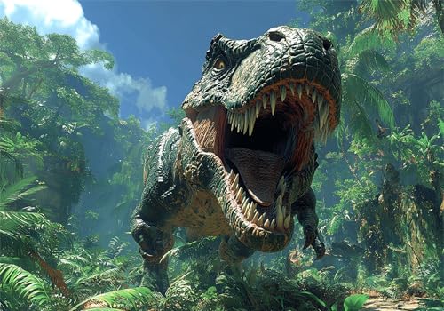 Puzzle 2000 Teile Erwachsene Wald 100x70cm,2000pcs Klassische Puzzles Dinosaurier Anspruchsvoll Jigsaw Spielzeug Puzzlespiel Impossible Holzpuzzle Geeignet für alle Altersgruppen Geschenk P-381 von Dnnufagg