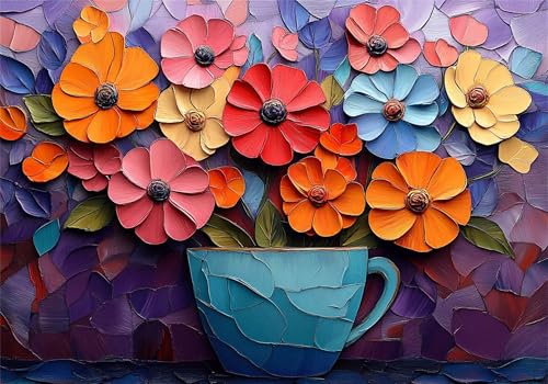 Puzzle 300 Teile Erwachsene Farbe 40x28cm,300pcs Klassische Puzzles Blume Anspruchsvoll Jigsaw Spielzeug Puzzlespiel Lernspiel Impossible Holzpuzzle Geeignet für alle Altersgruppen Geschenk P-32 Puzzle 300 Teile Erwachsene Farbe 40x28cm,300pcs Klassische Puzzles Blume Anspruchsvoll Jigsaw Spielzeug Puzzlespiel Lernspiel Impossible Holzpuzzle Geeignet für alle Altersgruppen Geschenk P-32 von Dnnufagg