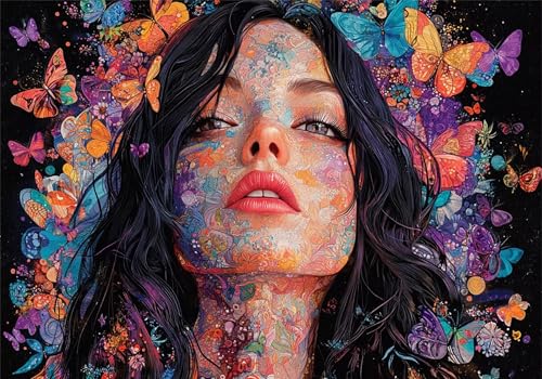 Puzzle 300 Teile Erwachsene Frau 40x28cm,300pcs Klassische Puzzles Schmetterling Anspruchsvoll Jigsaw Spielzeug Puzzlespiel Impossible Holzpuzzle Geeignet für alle Altersgruppen Geschenk P-725 Puzzle 300 Teile Erwachsene Frau 40x28cm,300pcs Klassische Puzzles Schmetterling Anspruchsvoll Jigsaw Spielzeug Puzzlespiel Impossible Holzpuzzle Geeignet für alle Altersgruppen Geschenk P-725 von Dnnufagg
