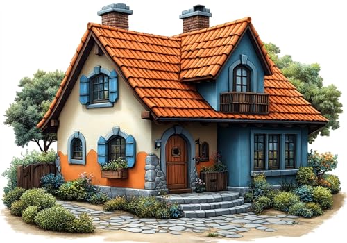 Puzzle 300 Teile Erwachsene Häuser 40x28cm,300pcs Klassische Puzzles Baum Anspruchsvoll Jigsaw Spielzeug Puzzlespiel Lernspiel Impossible Holzpuzzle Geeignet für alle Altersgruppen Geschenk P-815 Puzzle 300 Teile Erwachsene Häuser 40x28cm,300pcs Klassische Puzzles Baum Anspruchsvoll Jigsaw Spielzeug Puzzlespiel Lernspiel Impossible Holzpuzzle Geeignet für alle Altersgruppen Geschenk P-815 von Dnnufagg