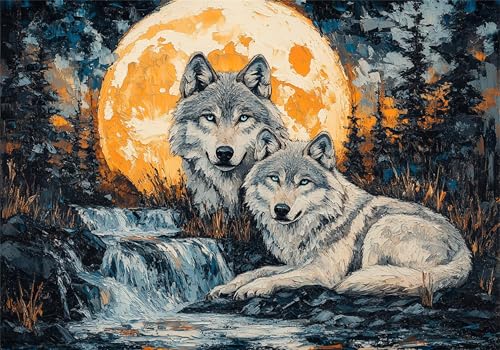 Puzzle 300 Teile Erwachsene Mond 40x28cm,300pcs Klassische Puzzles Wolf Anspruchsvoll Jigsaw Spielzeug Puzzlespiel Lernspiel Impossible Holzpuzzle Geeignet für alle Altersgruppen Geschenk P-244 Puzzle 300 Teile Erwachsene Mond 40x28cm,300pcs Klassische Puzzles Wolf Anspruchsvoll Jigsaw Spielzeug Puzzlespiel Lernspiel Impossible Holzpuzzle Geeignet für alle Altersgruppen Geschenk P-244 von Dnnufagg