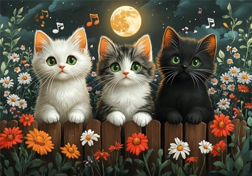 Puzzle 4000 Teile Erwachsene Katze 141x87cm,4000pcs Klassische Puzzles Blume Anspruchsvoll Jigsaw Spielzeug Puzzlespiel Lernspiel Impossible Holzpuzzle Geeignet für alle Altersgruppen Geschenk P-233 Puzzle 4000 Teile Erwachsene Katze 141x87cm,4000pcs Klassische Puzzles Blume Anspruchsvoll Jigsaw Spielzeug Puzzlespiel Lernspiel Impossible Holzpuzzle Geeignet für alle Altersgruppen Geschenk P-233 von Dnnufagg