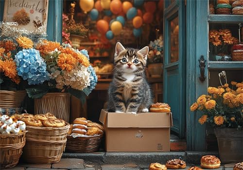 Puzzle 4000 Teile Erwachsene Katze 141x87cm,4000pcs Klassische Puzzles Blume Anspruchsvoll Jigsaw Spielzeug Puzzlespiel Lernspiel Impossible Holzpuzzle Geeignet für alle Altersgruppen Geschenk P-503 Puzzle 4000 Teile Erwachsene Katze 141x87cm,4000pcs Klassische Puzzles Blume Anspruchsvoll Jigsaw Spielzeug Puzzlespiel Lernspiel Impossible Holzpuzzle Geeignet für alle Altersgruppen Geschenk P-503 von Dnnufagg