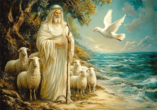 Puzzle 4000 Teile Erwachsene Strand 141x87cm,4000pcs Klassische Puzzles Religion Anspruchsvoll Jigsaw Spielzeug Puzzlespiel Impossible Holzpuzzle Geeignet für alle Altersgruppen Geschenk P-836 von Dnnufagg