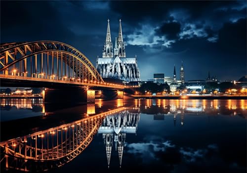 Stadt Puzzle 3000 Teile Erwachsene Klassische Puzzles Nacht Jigsaw Anspruchsvoll Impossible Schwer Pädagogisches Spielzeug Kinder Holzpuzzlem Groß Puzzlespiel Geeignet für alle Altersgruppen P-585 von Dnnufagg