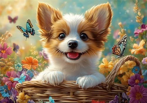 Tier Puzzle 500 Teile Erwachsene Klassische Puzzles Blume Jigsaw Anspruchsvoll Impossible Schwer Pädagogisches Spielzeug Kinder Holzpuzzlem Groß Puzzlespiel Geeignet für alle Altersgruppen P-614 von Dnnufagg
