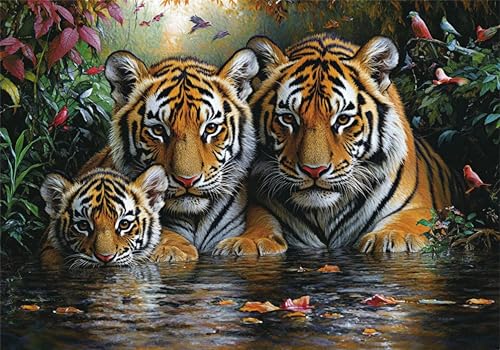 Tiger Puzzle 500 Teile Erwachsene Klassische Puzzles Wald Jigsaw Anspruchsvoll Impossible Schwer Pädagogisches Spielzeug Kinder Holzpuzzlem Groß Puzzlespiel Geeignet für alle Altersgruppen P-952 Tiger Puzzle 500 Teile Erwachsene Klassische Puzzles Wald Jigsaw Anspruchsvoll Impossible Schwer Pädagogisches Spielzeug Kinder Holzpuzzlem Groß Puzzlespiel Geeignet für alle Altersgruppen P-952 von Dnnufagg