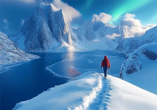 Winter Puzzle 3000 Teile Erwachsene Klassische Puzzles Berg Jigsaw Anspruchsvoll Impossible Schwer Pädagogisches Spielzeug Kinder Holzpuzzlem Groß Puzzlespiel Geeignet für alle Altersgruppen P-680 von Dnnufagg