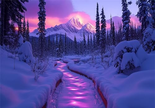 Winter Puzzle 500 Teile Erwachsene Klassische Puzzles Landschaft Jigsaw Anspruchsvoll Impossible Schwer Pädagogisches Spielzeug Kinder Holzpuzzlem Puzzlespiel Geeignet für alle Altersgruppen P-296 von Dnnufagg