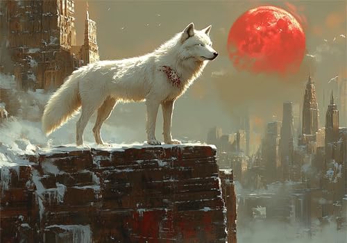 Wolf Puzzle 3000 Teile Erwachsene Klassische Puzzles Mond Jigsaw Anspruchsvoll Impossible Schwer Pädagogisches Spielzeug Kinder Holzpuzzlem Groß Puzzlespiel Geeignet für alle Altersgruppen P-161 Wolf Puzzle 3000 Teile Erwachsene Klassische Puzzles Mond Jigsaw Anspruchsvoll Impossible Schwer Pädagogisches Spielzeug Kinder Holzpuzzlem Groß Puzzlespiel Geeignet für alle Altersgruppen P-161 von Dnnufagg