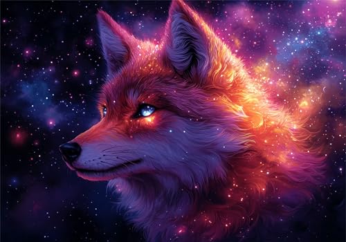 Wolf Puzzle 5000 Teile Erwachsene Klassische Puzzles Tier Jigsaw Anspruchsvoll Impossible Schwer Pädagogisches Spielzeug Kinder Holzpuzzlem Groß Puzzlespiel Geeignet für alle Altersgruppen P-174 von Dnnufagg
