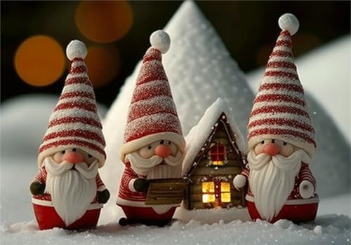 Zwerg Puzzle 3000 Teile Erwachsene Klassische Puzzles Winter Jigsaw Anspruchsvoll Impossible Schwer Pädagogisches Spielzeug Kinder Holzpuzzlem Groß Puzzlespiel Geeignet für alle Altersgruppen P-3 von Dnnufagg
