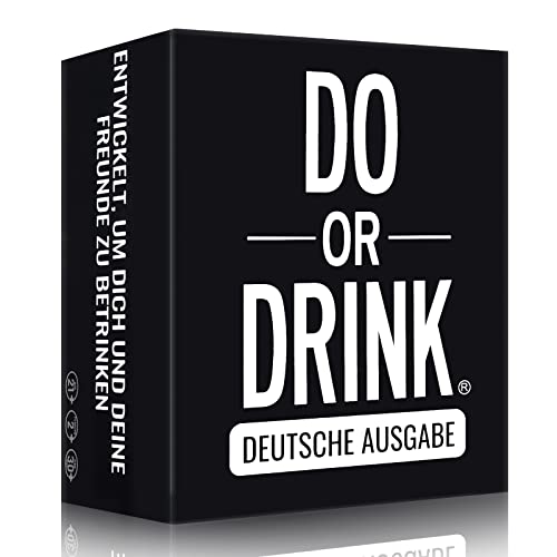 Do or Drink Deutsche Ausgabe - Trinkspiel aus den USA - EIN Saufspiel das auf keinem Festival von Do or Drink
