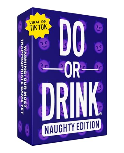 Do or Drink Naughty Edition - Das Erwachsenen-Trinkspiel für würzige Situationen - lustige Partyspiele für Erwachsene mit 250 Karten - Ideal für Spieleabend, Pre Games, After Parties, und mehr Do or Drink Naughty Edition - Das Erwachsenen-Trinkspiel für würzige Situationen - lustige Partyspiele für Erwachsene mit 250 Karten - Ideal für Spieleabend, Pre Games, After Parties, und mehr von Do or Drink