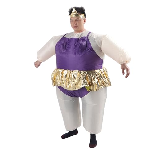 Doact Blow Up Anzug, Leichtes, Bequemes Aufblasbares Ballerina-Kostüm aus Polyester, Faltbar mit Gebläse für Cosplay (#2) von Doact