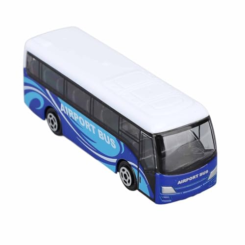 Doact Busstatue, Exquisites Sammlerfahrzeugmodell für Kindergarten für Zimmer (Blue) von Doact