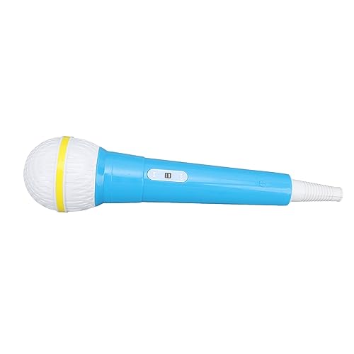 Mikrofon-Requisiten-Spielzeug, Vielseitige Umweltfreundliche Simulation, Geruchloses 1/1 Gefälschtes Mikrofon für Sprache (Blue) von Doact