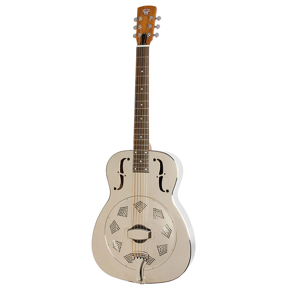 Dobro Hound Dog M-14 Metal Body Roundneck Resonatorgitarre von Dobro