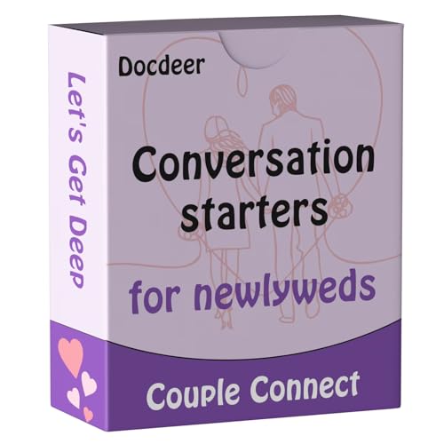 Docdeer Paarspiele für Brautpaare – Beziehungs- und Gesprächskartenspiel für Date-Nacht oder eine Party – coole Geschenkidee zum Jahrestag und Valentinstag Docdeer Paarspiele für Brautpaare – Beziehungs- und Gesprächskartenspiel für Date-Nacht oder eine Party – coole Geschenkidee zum Jahrestag und Valentinstag von Docdeer