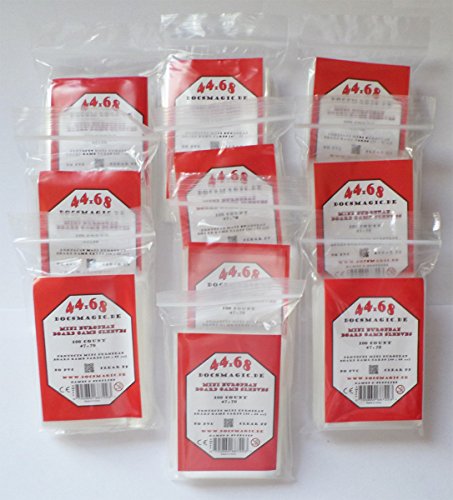 docsmagic.de 1.000 Mini European Board Game Sleeves - 10 Packs - 47 x 70 - Small EU - 44 x 68 von docsmagic.de