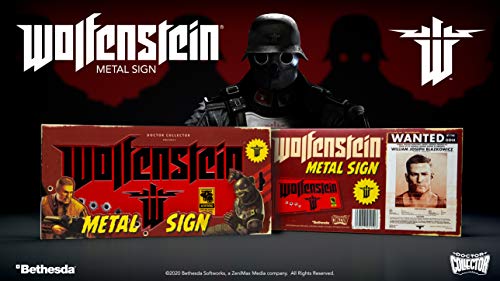 Doctor Collector Wolfenstein The New Colossus Metal Sign von Doctor Collector