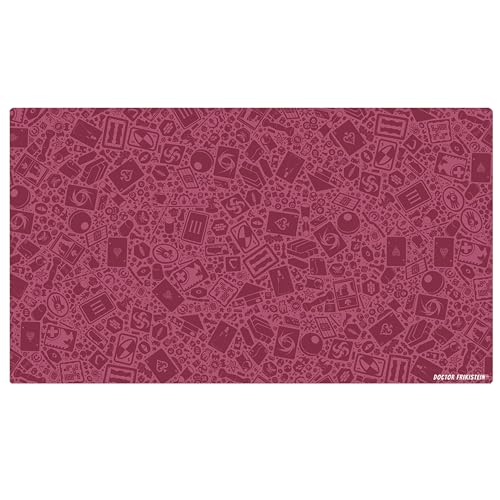 Doctor Frikistein Neoprene Play MAT | spielmatte für Brettspiele, Würfel und Karten | 140 x 80 cm | WASSERDICHT, rutschfest und ROLLBAR (Gaming (Pink)) von Doctor Frikistein